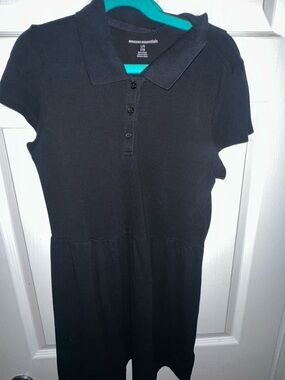 Amazon Essentials Black Polo Knit Dress